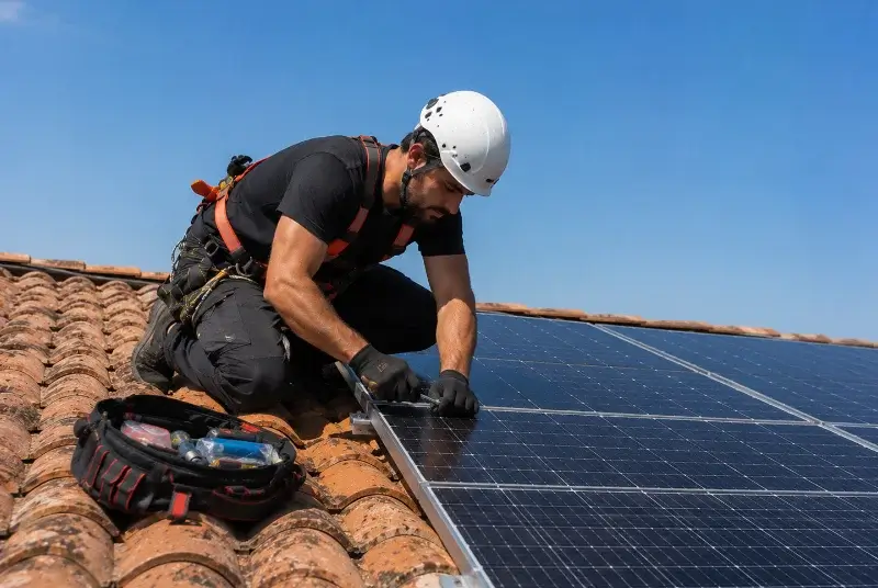 Maintenance et monitoring de panneaux solaires à Labastide-Cézéracq